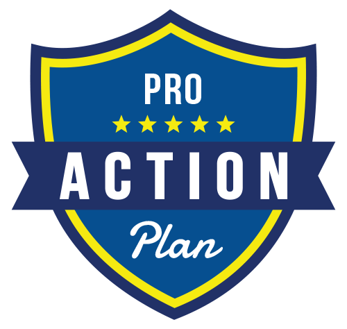 Pro action plan badge