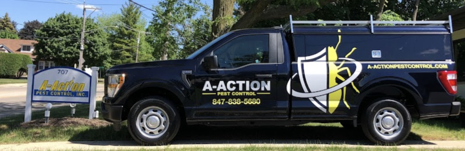 a-action pest control truck